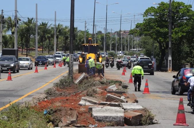 Trânsito na avenida Felizardo Moura será liberado durante os jogos da Seleção Brasileira na Copa