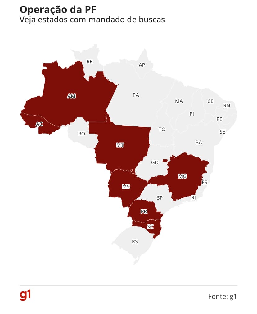 PF faz operação contra bolsonaristas suspeitos de organizar atos antidemocráticos