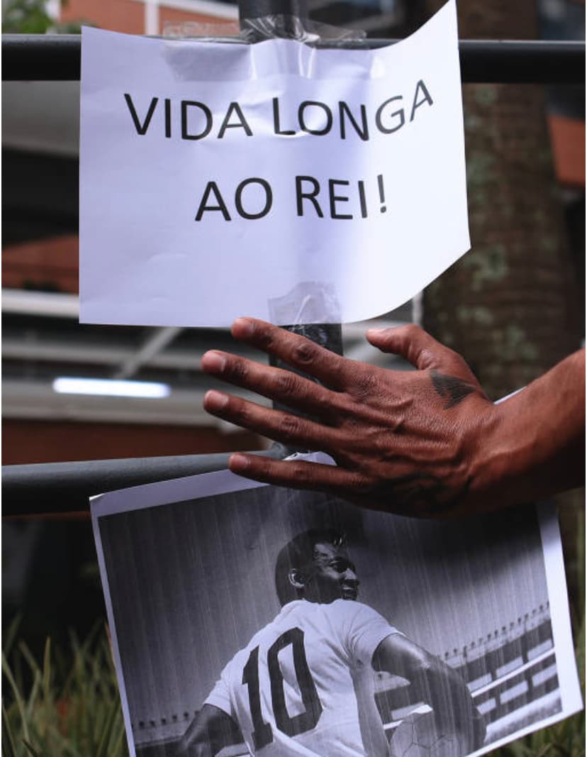 Nas redes sociais, Pelé diz que vai assistir à seleção no hospital e deseja boa sorte