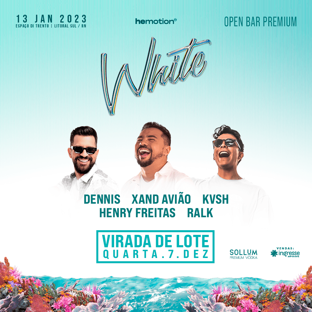 White 2023 terá virada de lote de ingressos nesta quarta, 07