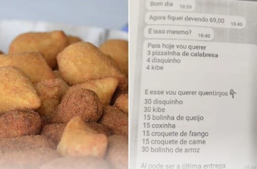 Prejuízo de R$ 26 mil: Mulher encomenda e ‘paga' salgados há dois anos com pix falso