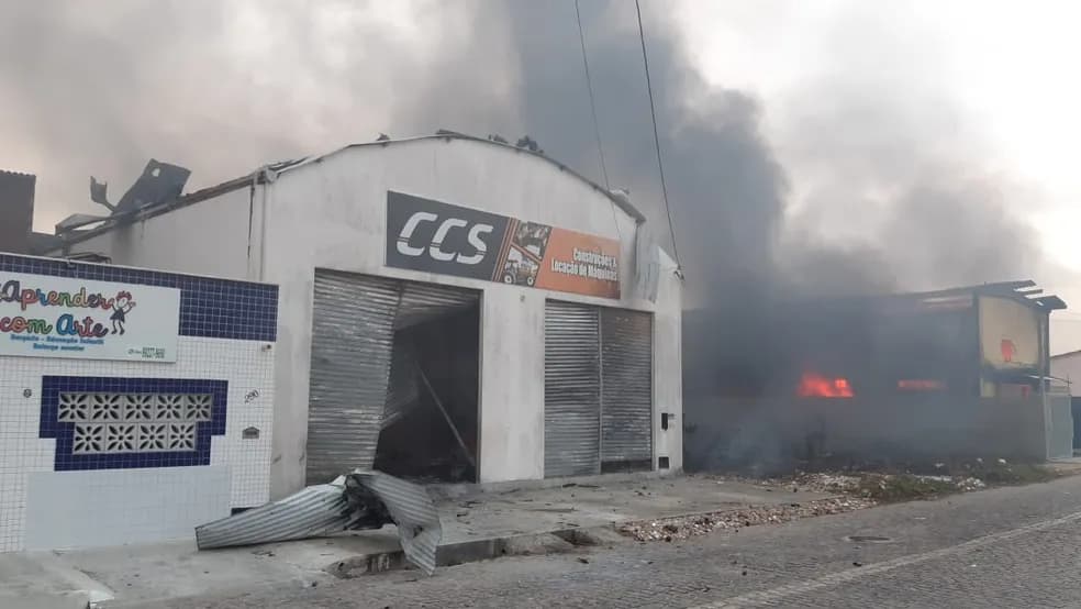 Morre segunda vítima de incêndio em fábrica de fogos de artifício na Grande Natal