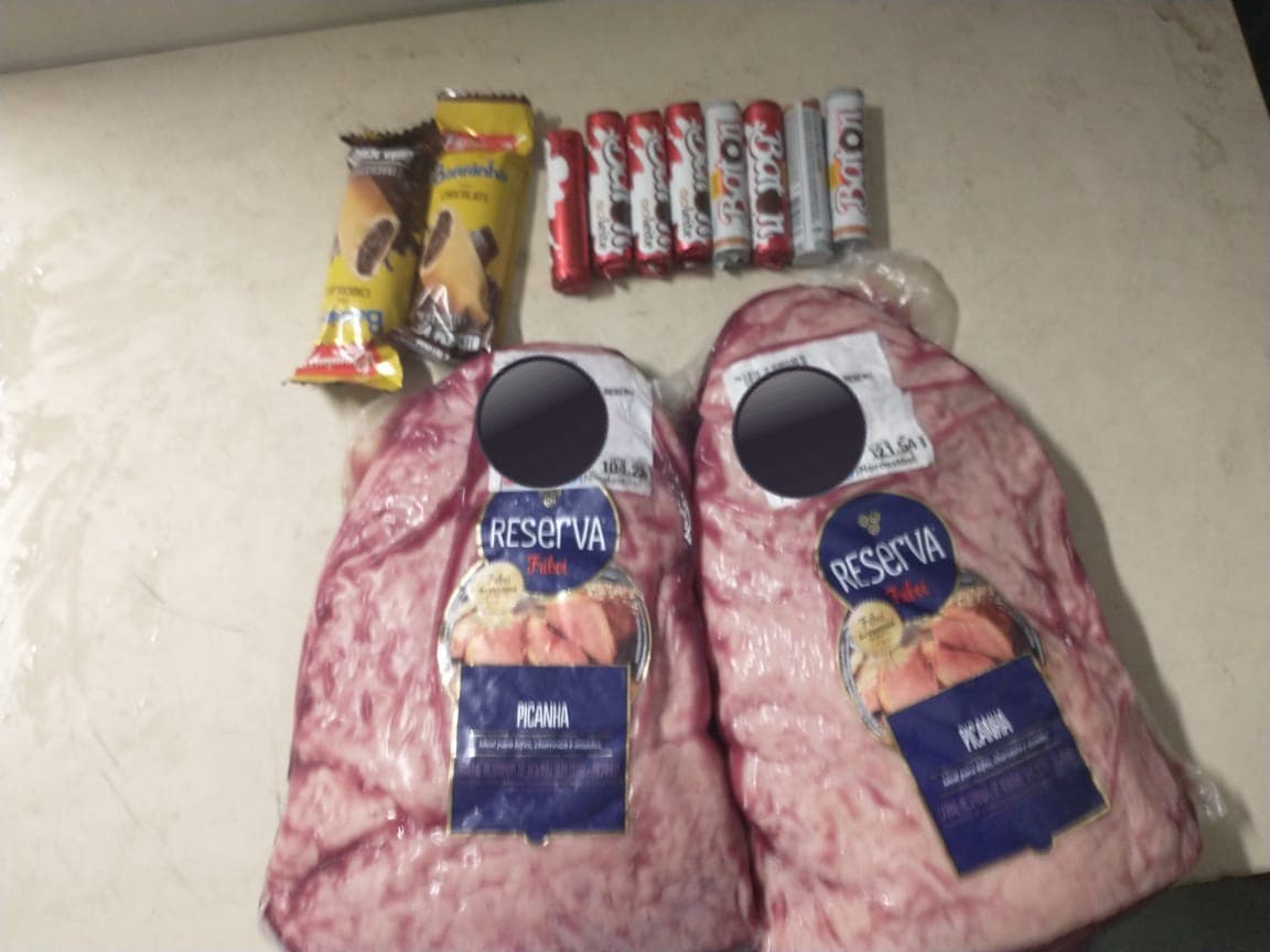 Polícia prende casal por furto de picanha e chocolate em supermercado da zona Sul de Natal