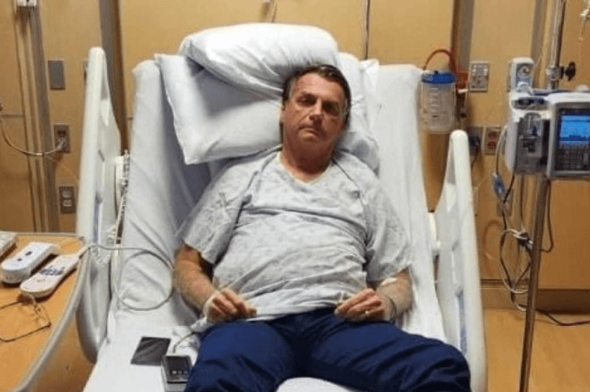 Bolsonaro publica foto em hospital e agradece orações: ‘baixa hospitalar'