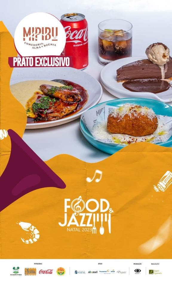 Restaurante Mipibu traz menu especial ao Food & Jazz Natal