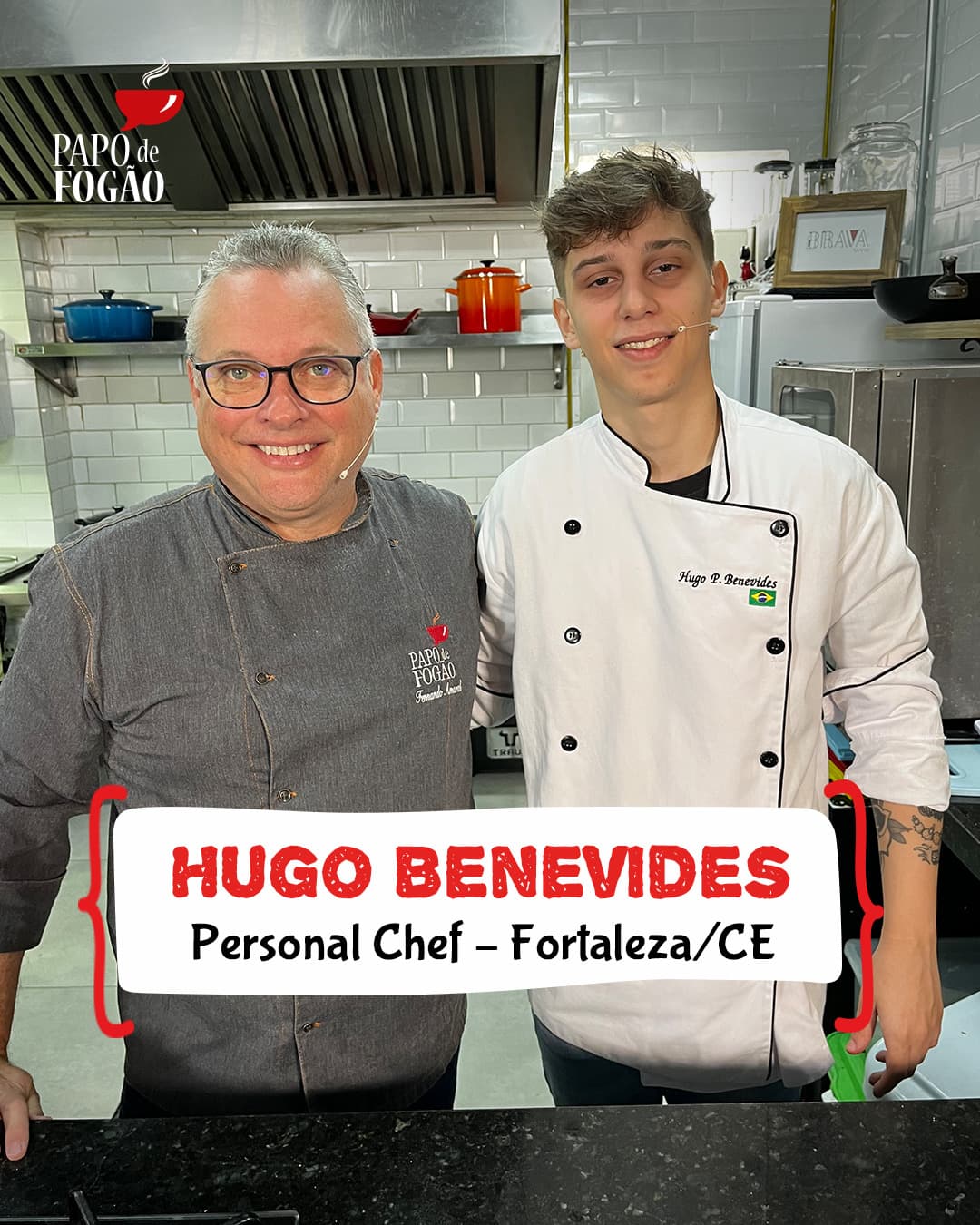 Programa Papo de Fogão recebe o Personal Chef Hugo Benevides, de Fortaleza/CE e o Chef Leonardo Alexandro, do Mitt sushibar, de João Pessoa/PB