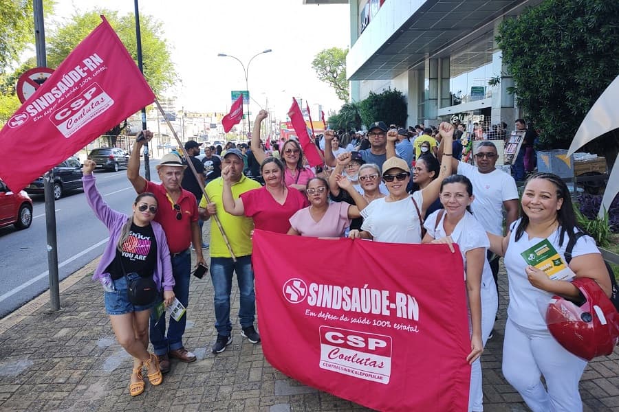 Trabalhadores da saúde do Estado farão ato no Walfredo Gurgel