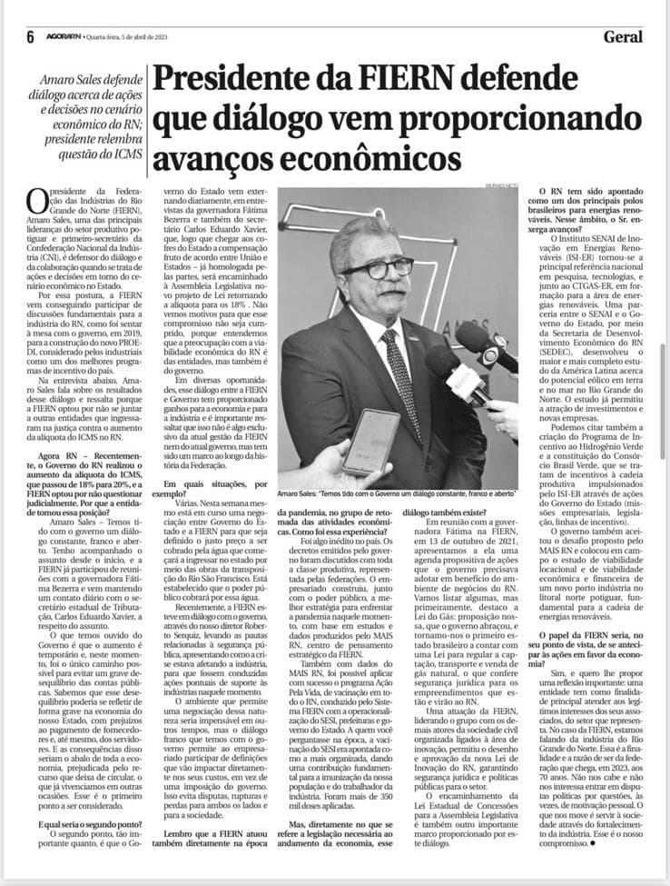 FIERN: Que saudade da Federação das Indústrias do RN