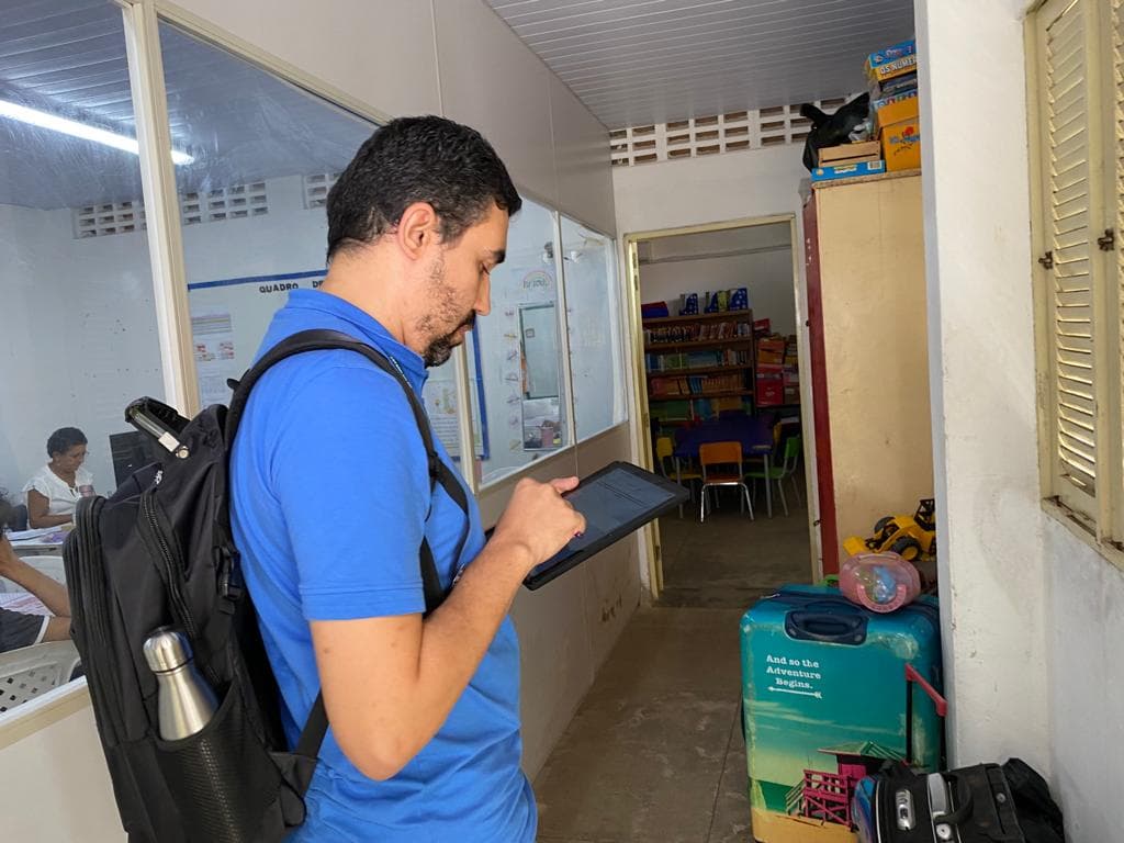 TCE vistoria infraestrutura de escola municipal na Redinha