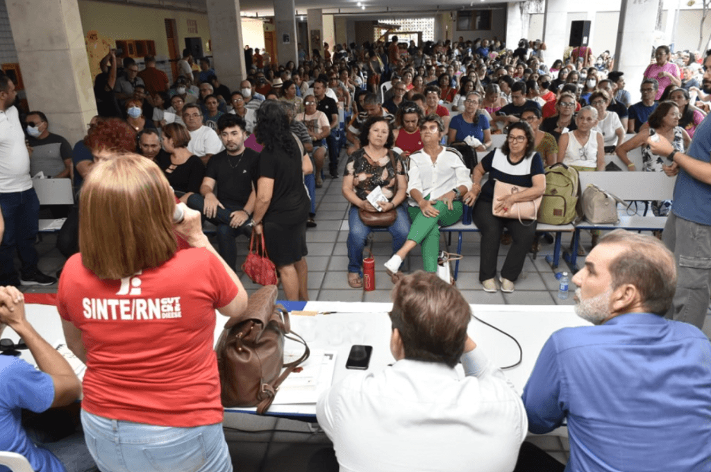 Sinte encaminha contraproposta sobre o piso à Secretaria de Educação do RN