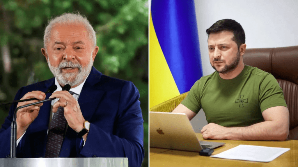 Zelensky quer se encontrar com Lula na cúpula do G7