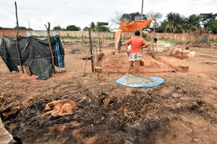 Invasores ocupam terreno no Distrito Industrial de São Gonçalo do Amarante