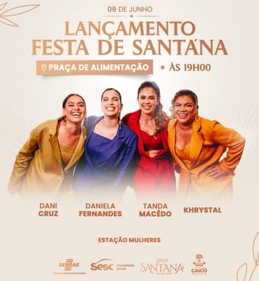 Evento vai apresentar toda programação religiosa, social e cultural da Festa de Sant’Ana de Caicó 2023
