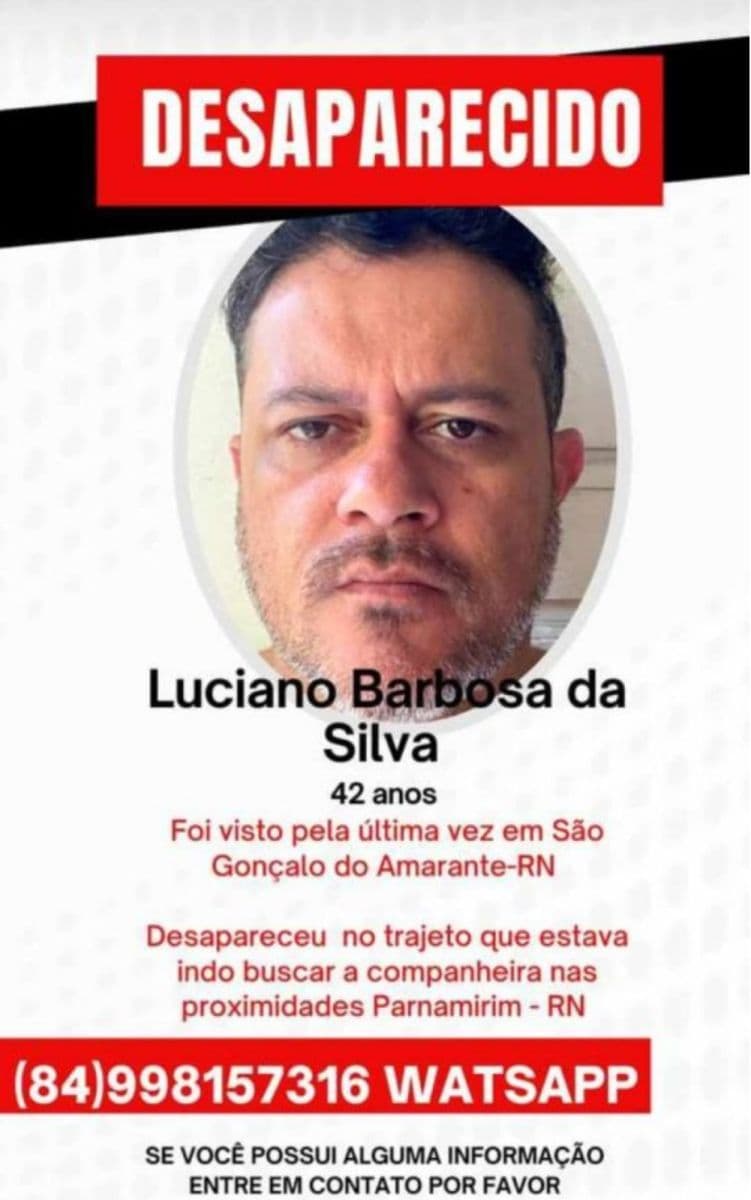 Maître do restaurante Curió está desaparecido e família pede ajuda para localizá-lo