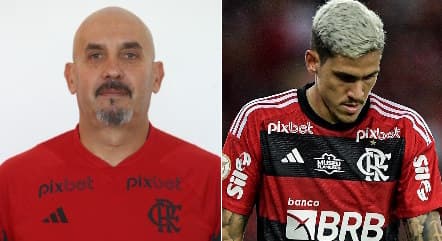 Preparador físico do Fla se desculpa por soco em Pedro e diz: ‘Gostaria de poder voltar no tempo'