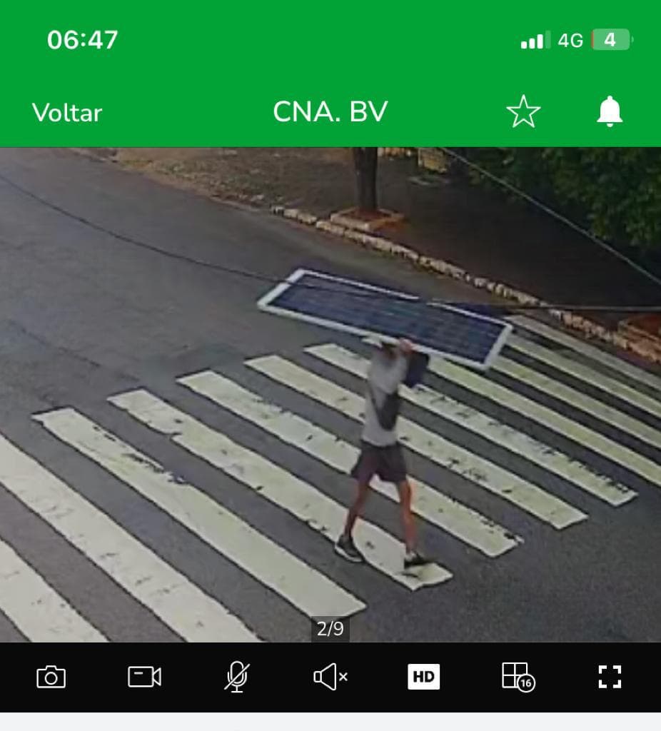 Homem furta placa de energia solar no Alecrim