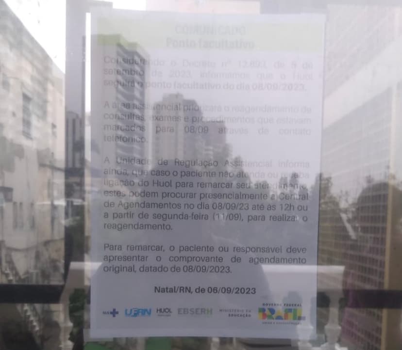 VÍDEO: Hospital de Natal imprensa sexta e deixa pacientes sem atendimento