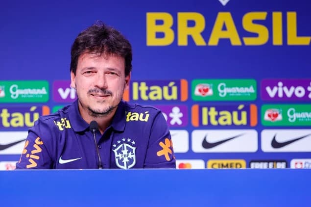 SELEÇÃO BRASILEIRA: Fernando Diniz convoca Gerson e laterais do Mônaco; Vini Jr. volta e Paquetá continua fora