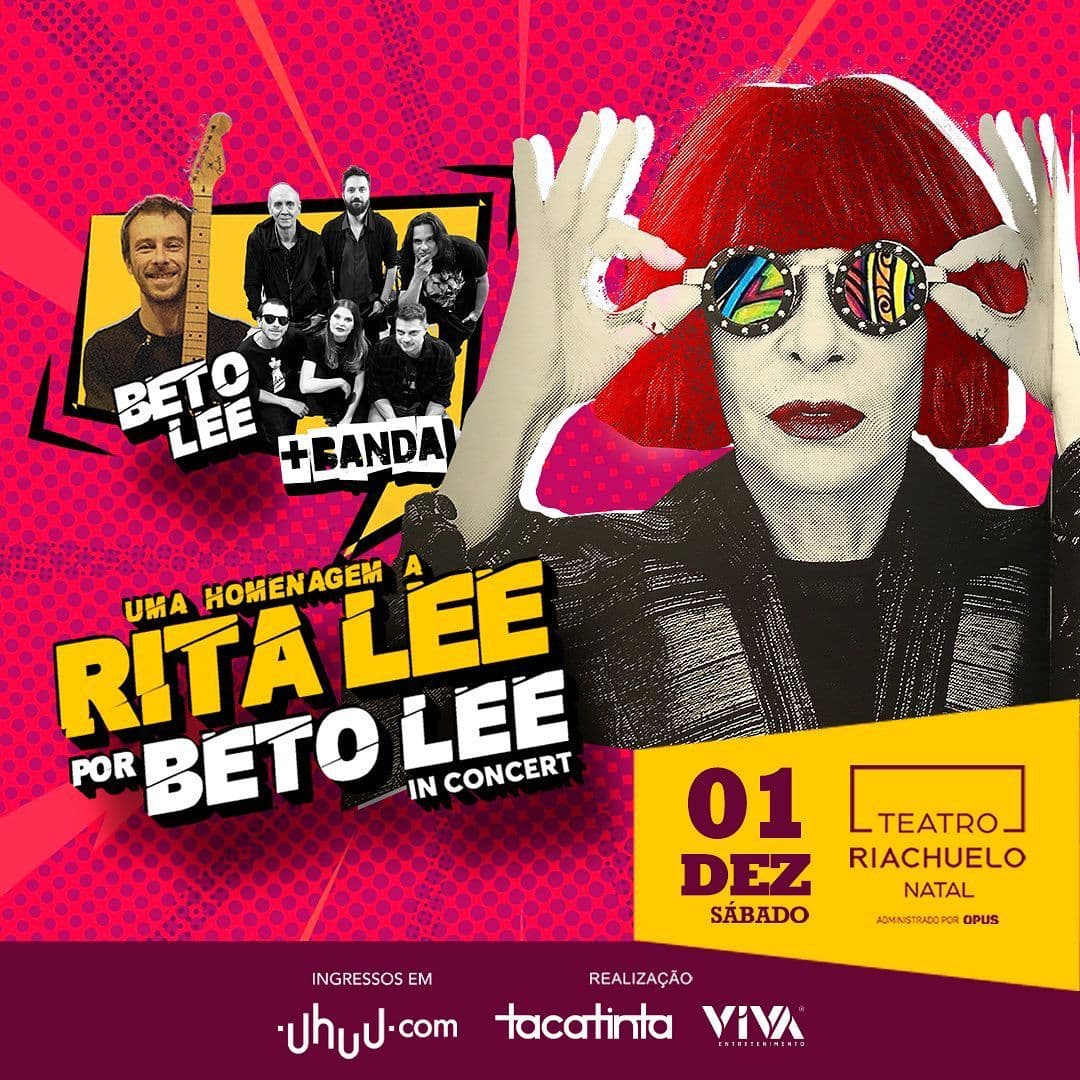 Natal recebe show que reúne sucessos de Rita Lee no dia 01 de dezembro