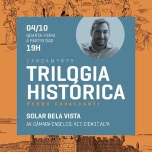 O autor e pesquisador Pedro Guilherme Cavalcanti lança trilogia sobre história de Natal