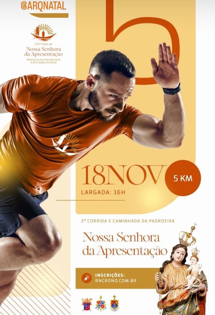 Festa da padroeira de Natal tem corrida de rua