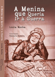Jornalista Lúcia Rocha promove sessões de autógrafo do livro A Menina que Queria Ir à Guerra