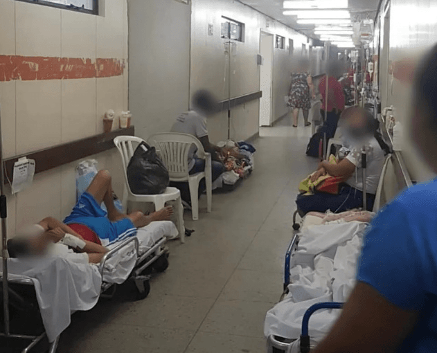 MPRN recomenda transferência de pacientes internados em macas nos corredores do Hospital Walfredo Gurgel