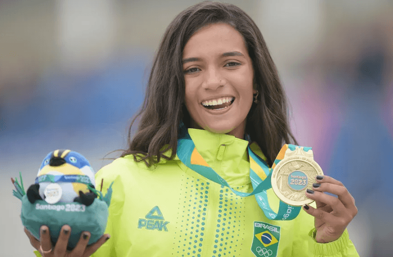 Rayssa Leal é a 1ª medalhista de ouro da história do skate nos jogos Pan-Americanos