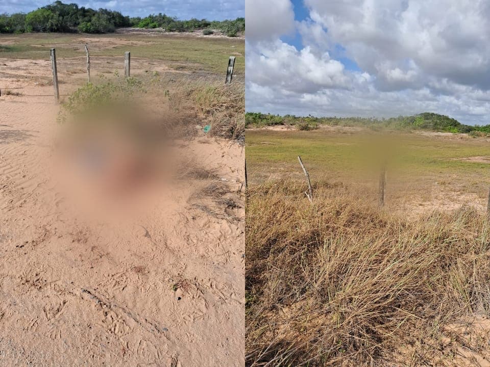 Corpo decapitado é encontrado no litoral do RN; cabeça é deixada em cerca