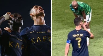 Cristiano Ronaldo se irrita com gritos de Messi, xinga torcedores e pede para árbitro ser substituído