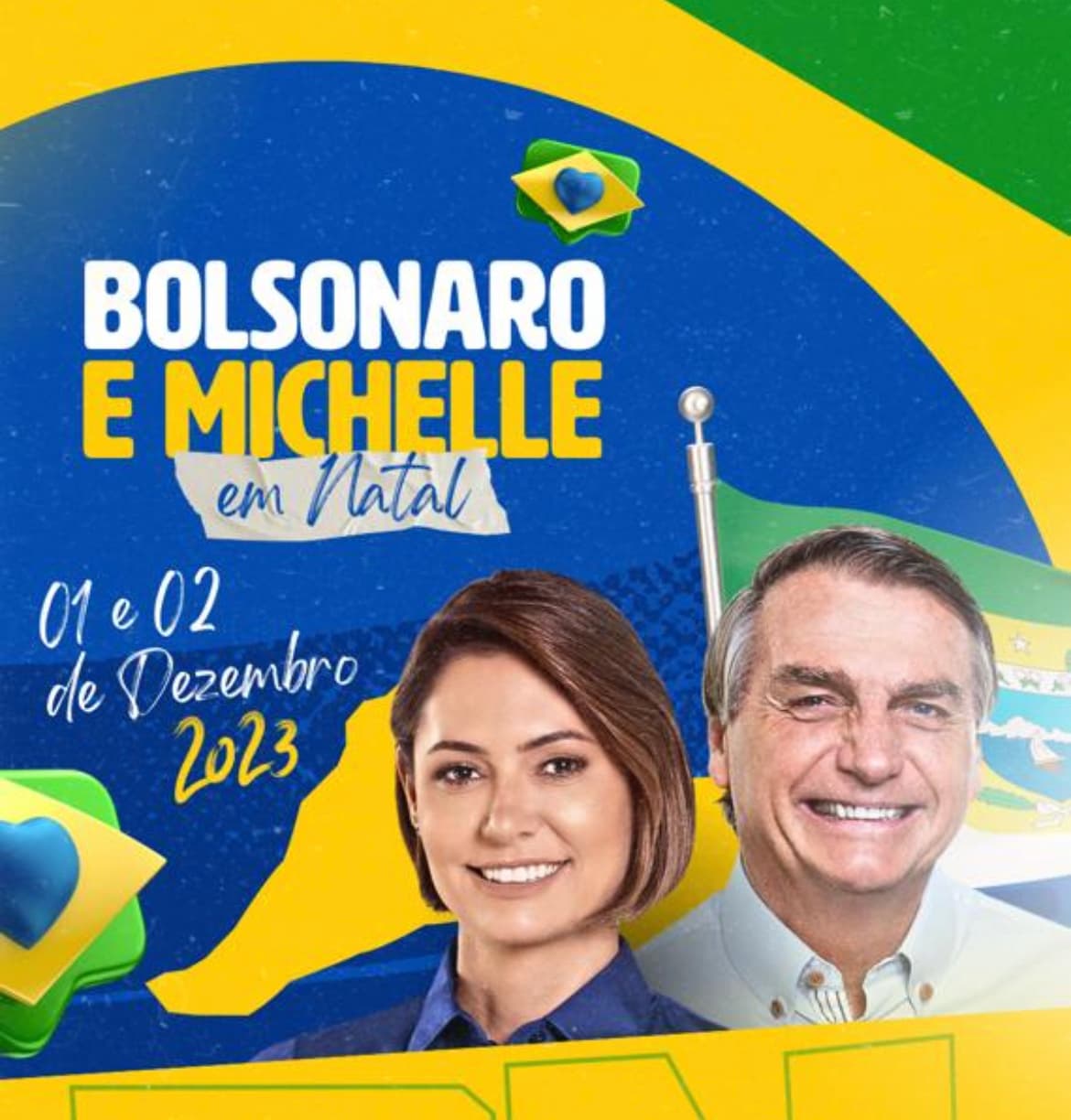 Grupos de direita confirmam que Bolsonaro chega a Natal no dia primeiro de dezembro para agenda do PL