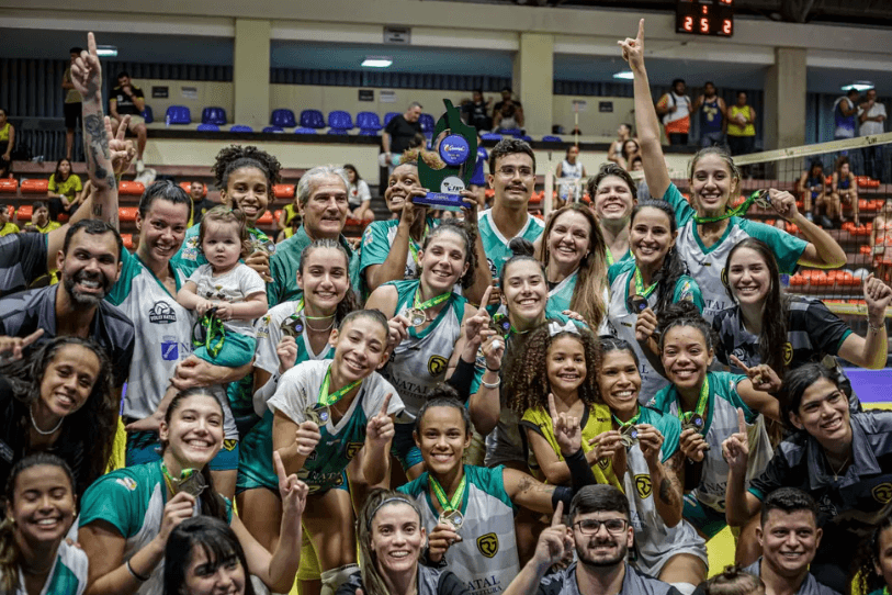 Vôlei Natal derrota Ceará e conquista título da Superliga C Feminina