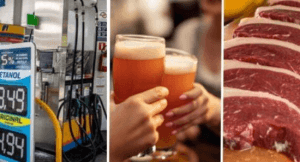 Picanha fica mais barata em 2023, mas cerveja e gasolina encarecem