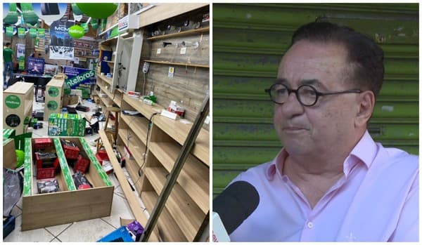 Dono de loja saqueada na Cracolândia relata prejuízo de R$ 300 mil, diz que vai fechar e demitir 10 pessoas: ‘Roubaram tudo. Não ficou um parafuso'