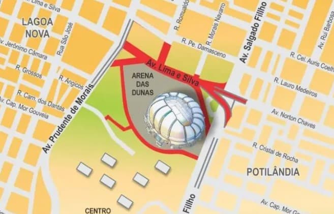STTU anuncia alterações no trânsito para clássico entre ABC e América na Arena das Dunas; jogo será no domingo (3)