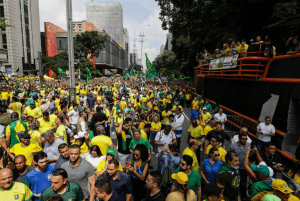 Ato de Bolsonaro reuniu 750 mil na Avenida Paulista, diz SSP