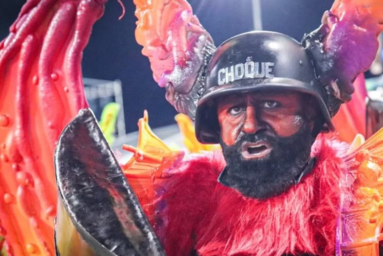 Sindicato de policiais repudia “ala demoníaca” da Vai-Vai no Carnaval de SP: “tratou com escárnio a figura de agentes da lei"