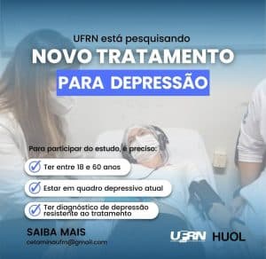 Pesquisa recruta voluntários com depressão para testar novo tratamento