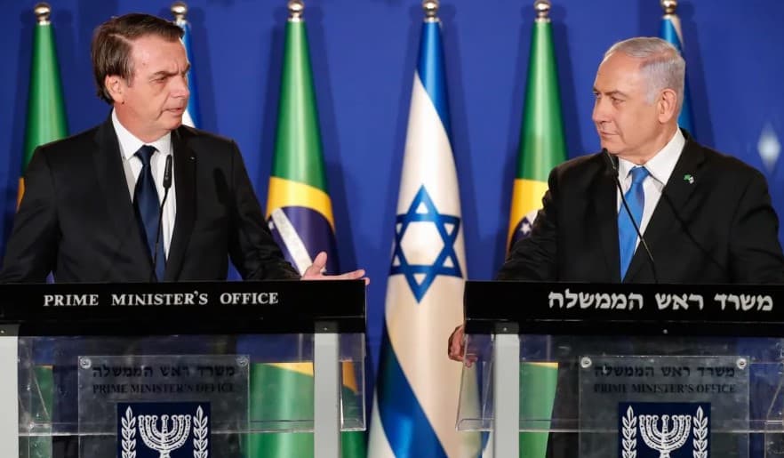 Com passaporte retido, Bolsonaro diz que recebeu convite de Netanyahu para visitar Israel e pedirá autorização ao STF para viajar