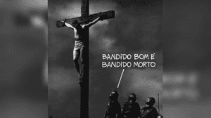 Políticos criticam post do MTST com Jesus e frase sobre bandido