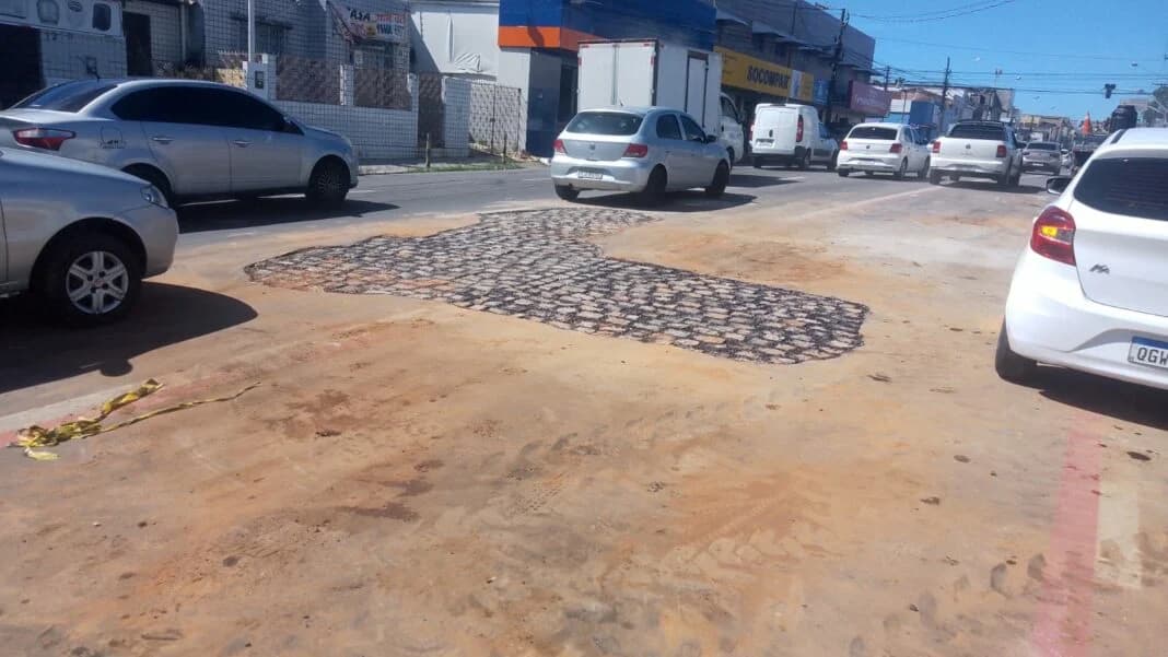 Serviço em trecho da Coronel Estevam deve ser concluído nesta quinta-feira
