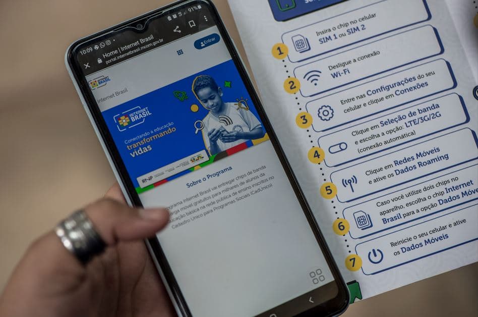 RN adere a programa de distribuição de chips para estudantes de baixa renda