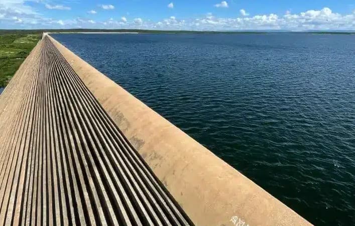 Barragem Santa Cruz do Apodi atinge 80,27% da sua capacidade total