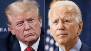 Trump tem 49% dos votos, contra 43% de Joe Biden, diz pesquisa