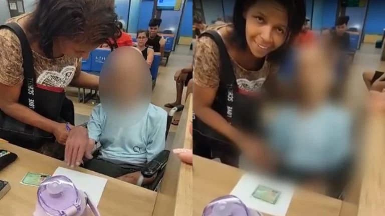 Mulher que levou idoso morto a banco passa por audiência de custódia