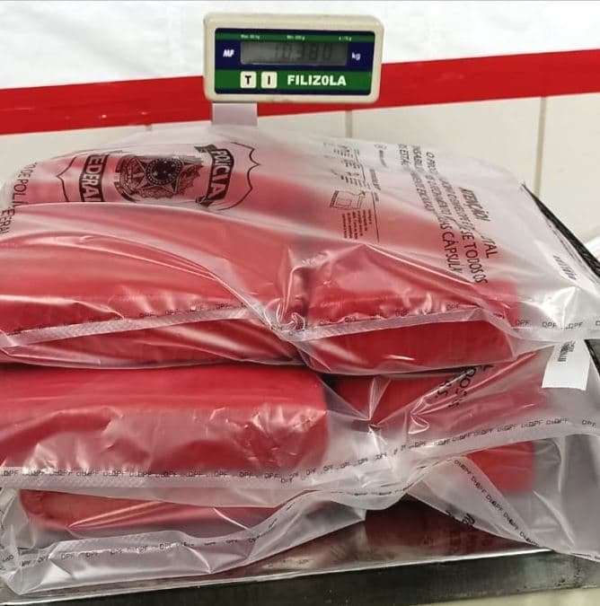 PF prende homem no aeroporto de Natal com 10 kg de haxixe