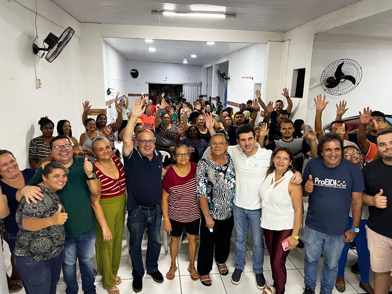 Ao lado de Chagas Catarino, Nivaldo Bacurau e Felipe Alves, Paulinho Freire participa de eventos em diferentes regiões de Natal