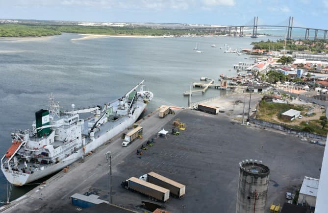 Na contramão do Brasil, balança comercial do RN cai 68,9% em 2023