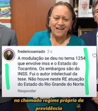 Fátima Bezerra é desmentida por Procurador Federal do INSS sobre atuação do RN em ação no STF que tratou da aposentadoria de servidores