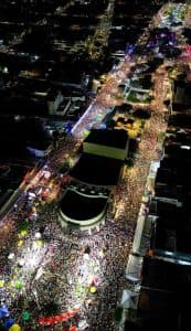 Pingo da Mei Dia tem recorde de público com mais de 230 mil pessoas na abertura do MCJ 2024